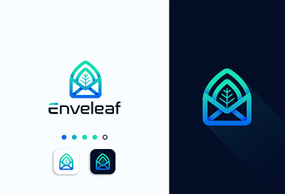 Envelop+Leaf logo abstract logo branding business logo envelop envelop logo fiverr fiverr logo maker fiverrgig graphic design leaf leaf logo logo logo design modern logo timeles logo