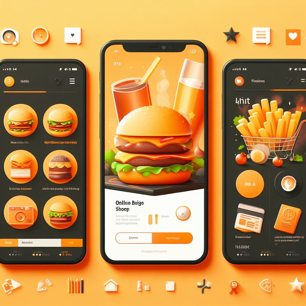 UI/UX Design For A Online Burger Shop by SanjaySiri02 on Dribbble