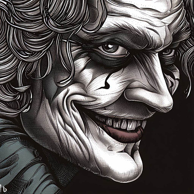 Joker | The Iconic Supervillain | tracingflock artificial intelligence digitalart graphic design illustration joker joker movie joker world tracingflock vectorart vectors