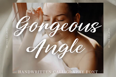 Gorgeous Angle Font aesthetic branding bride calligraphy luxury packaging stylist wedding