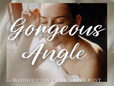 Gorgeous Angle Font aesthetic branding bride calligraphy luxury packaging stylist wedding