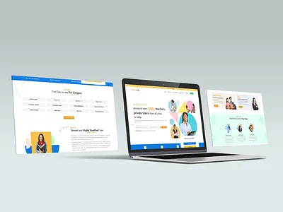 Tutors Hub figma graphic design illustration ui ux