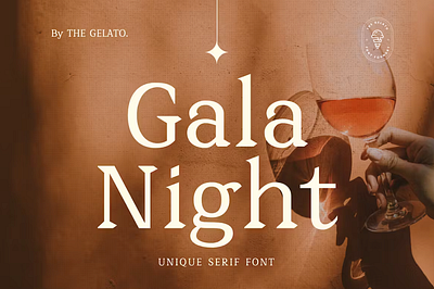 Gala Night Serif Font branding elegant fashion logo luxury modern serif stylist