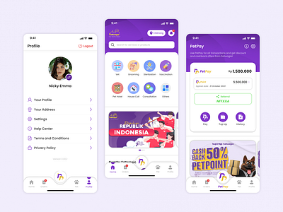 Satwagia Pet Solution Booking - Mobile App app booking clean design figma interface mobile mobile app mobile design payment pet pet solution product design ui ui design userinterface ux ux design vet
