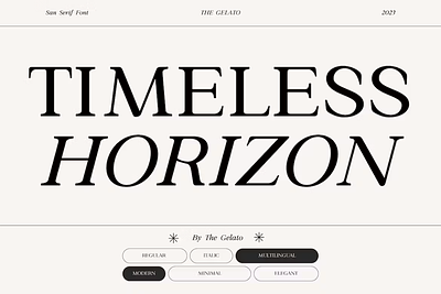 Timeless Horizon Modern Minimal Serif Font branding elegant fashion font invitation logo luxury minimal modern serif wedding
