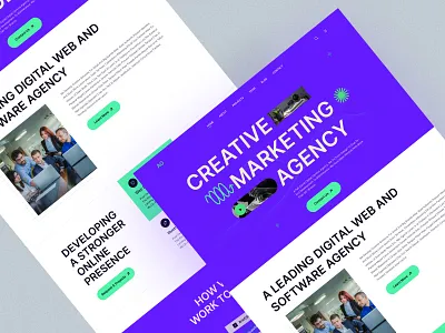 Digital Marketing Landing Page agency agency landing page agency web clean digital digital agency digital marketing homepage landing page marketing marketing agency marketing communication marketing landing page marketing website ui web web design website website design