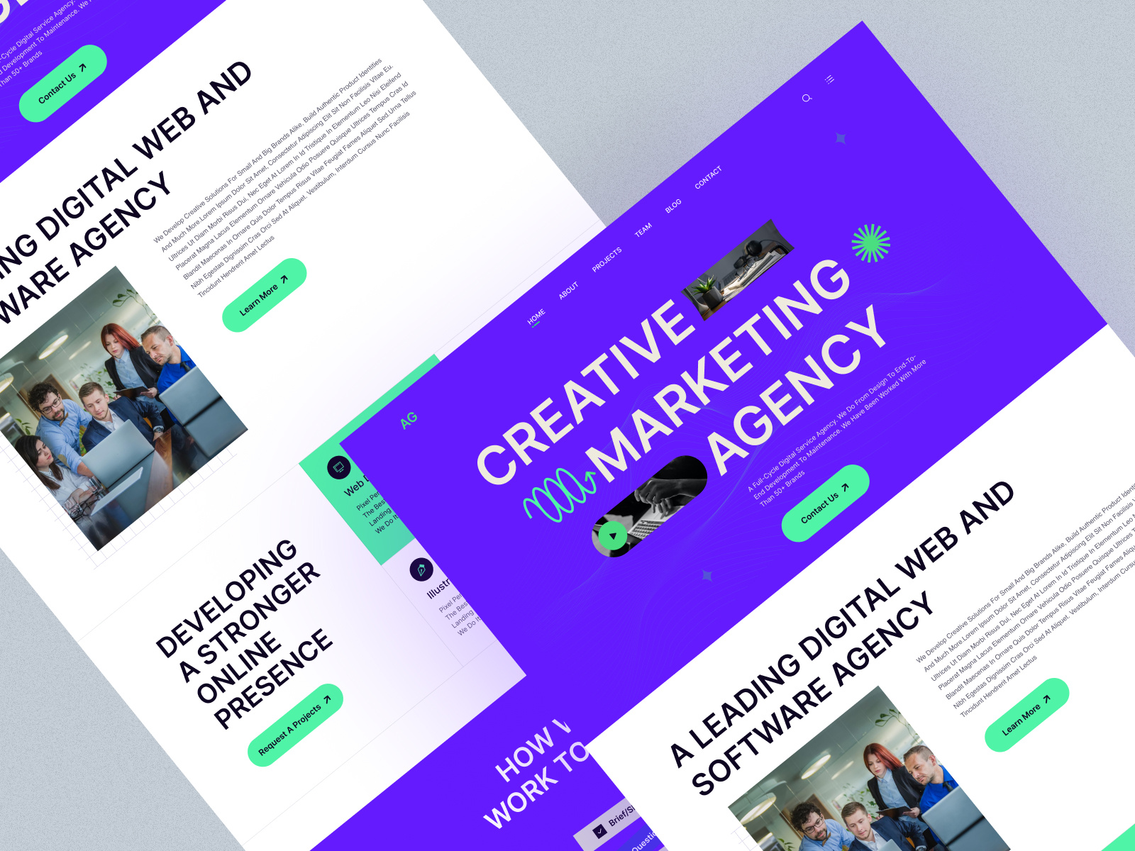 Example of High Converting Website Design