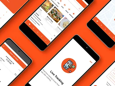 Swiftly Fast Foods - App advertising branding fast food logo design mobile app restaurant visual identity