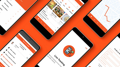 Swiftly Fast Foods - App advertising branding fast food logo design mobile app restaurant visual identity