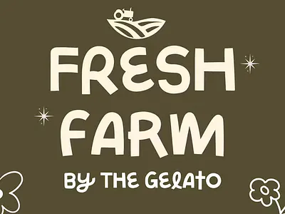 Fresh Farm: Handcrafted Combination Display Font adorable aesthetic bold bubble cartoon chalk cute font handwritten modern