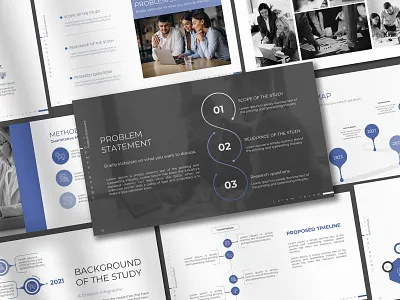 Research Proposal PPT Template 2d 2d art brand branding business design digital digital art google slides graphic design identity branding keynote modern powerpoint powerpoint design powerpoint template ppt ppt design template