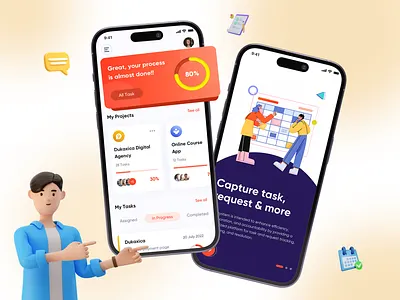 TaskMaster: Your Ultimate Task Management Companion 📊🚀 app illustration management manager mobile mobile application planner product design productivity saas task task list task management task manager tasks timeline to do ui design ui ux worklist