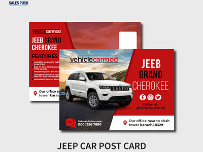 JEEB CAR POSTCARD adobe illustrator adobe photoshop branding cards design graphic graphic design graphic desiner illustration postcard postcard design postcards vector vehicle postcard