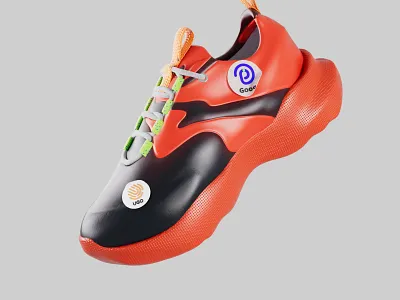 Shoes 3d c4d design illustration visual