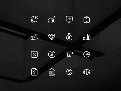 Business & Finance Icons business business icons finance finance icons graphic design icon design icon for sale icon pack icon set iconography icons interface line icons ui user interface