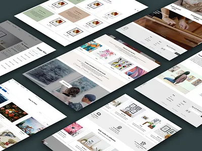 Art Social - Website Design art branding gallery typography ui ux visual design website