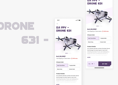 Drone FPV - DJI branding concept app design dji drone fpv graphic design minimal mobile app ui ux design visual design