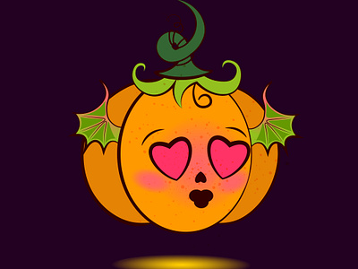 Pumpkin Emoji for Halloween graphic design pumpkin emoji for halloween арт вектор злость иллюстрация любовь октябрь осень праздник слезы смайл страшно тыква эмоции