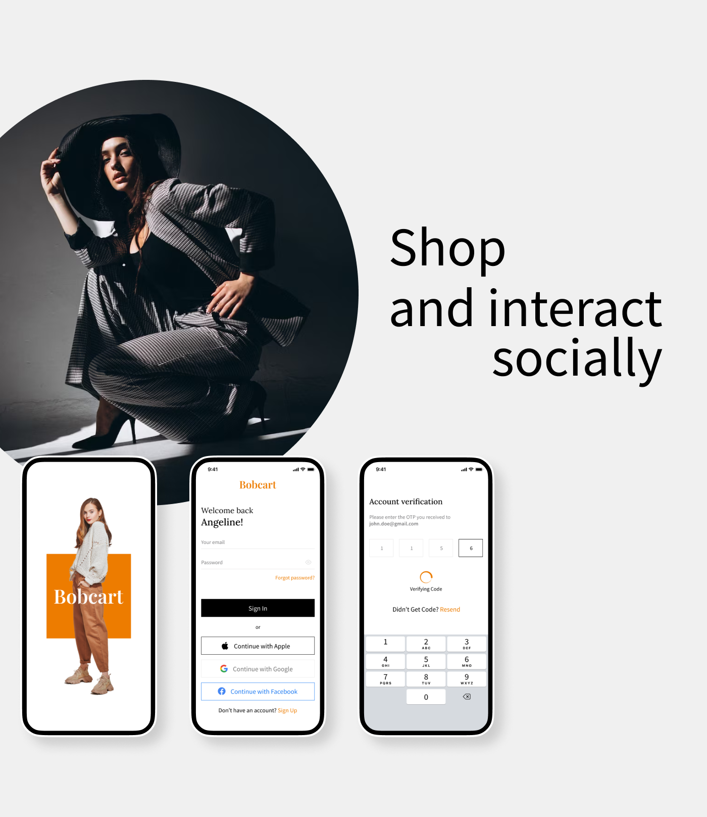 Bobcart | E-Commerce App Design | Mobile App | UX/UI app app design design ecommerce figma interaction mobile app social ui ui design uiux user interface ux