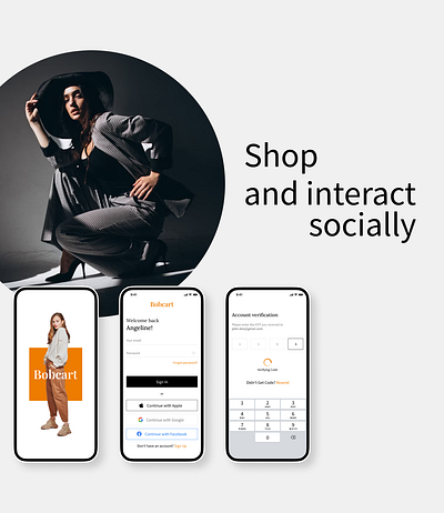 Bobcart | E-Commerce App Design | Mobile App | UX/UI app app design design ecommerce figma interaction mobile app social ui ui design uiux user interface ux