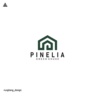 PINELIA GREEN HOUSE app branding design graphic design illustration logo