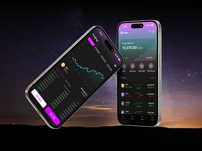Crypto Trading App Design app app design bitcoin crypto crypto currency crypto currency app crypto design crypto exchange ios app iphone mobile app mobile crypto mockup saas trading trend 2024 ui ui ux