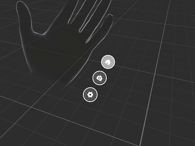 Hand Menu Interaction animation hand menu hand tracking interaction design madewithunity menu microinteractions mixed reality prototype prototyping spatial computing spatial design ui animation unity3d ux virtual reality vr xr