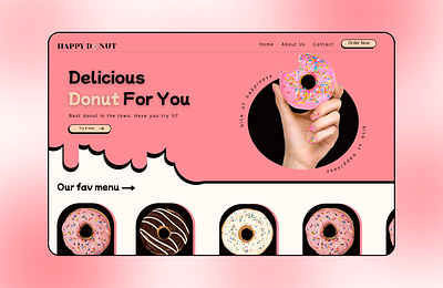 Donut Landing Page