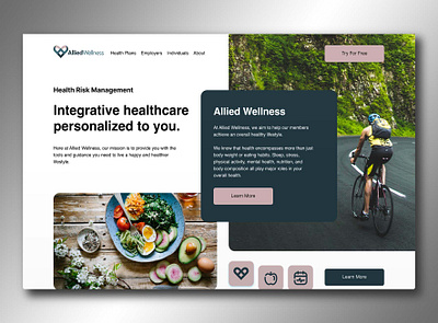 Alliend Wellness Wordpress Page branding design fitness graphic design health illustration the dreamer designs typography ui ux vector website design wellness wordpress page yoga