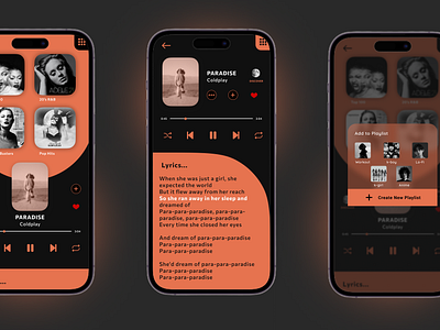 Create Playlist UI Design create playlist daily ui design figma mobile app music profile playlist songs ui uiux user user experience user interface user profile