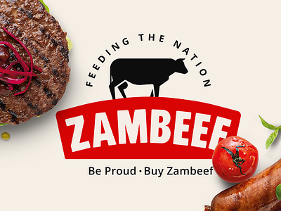 Zambeef, Rebrand, brand identity, beef, steak (Butchery Rebrand) beef branding butchery clean design graphic design identity local brand logo logo design logotipo meat modern rebrand showcase simple design steak