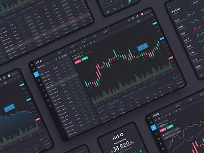 HIXO is a web platform for pro traders. alerts buy sell crypto dark theme dashboard finance stock market stocks trading trading chart ui ux web design web trading
