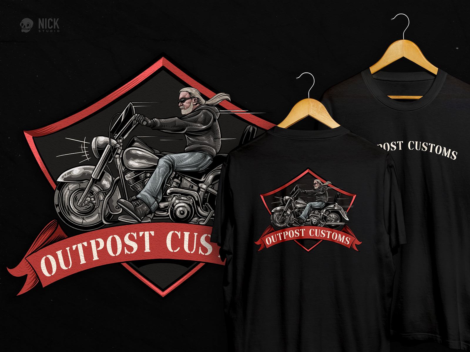 Outpost Customs by Nick Studio on Dribbble