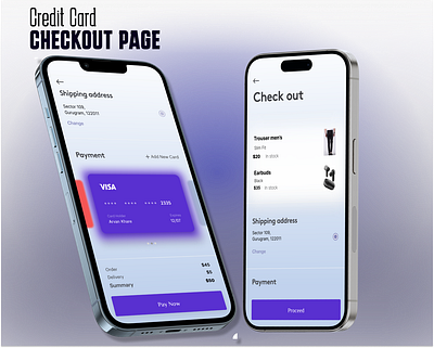 Credit Card Checkout Page 3d dailyui ui