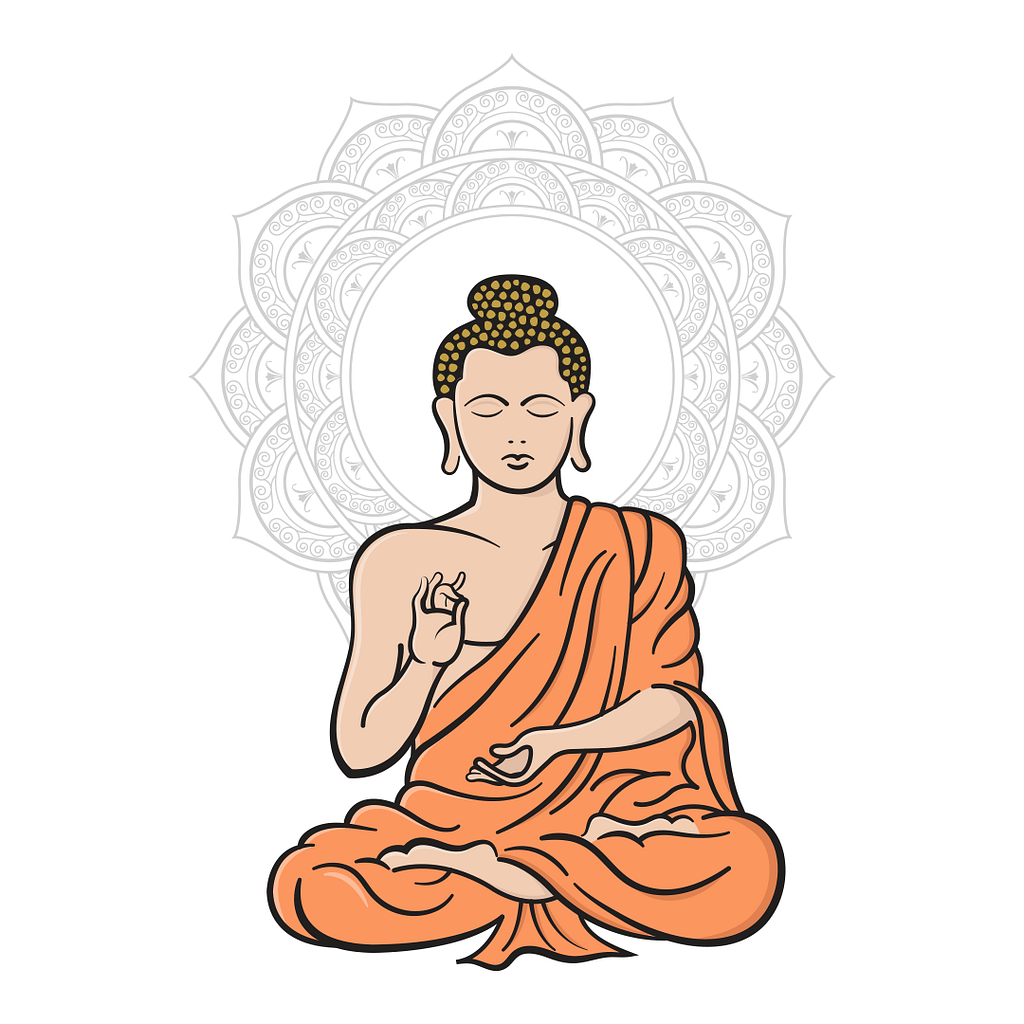 Budhdha Illustration by Arun Subramaniam on Dribbble