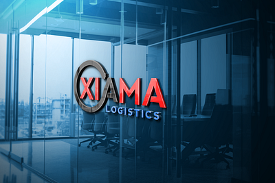 XIAMA LOGISTICS branding graphic design logo