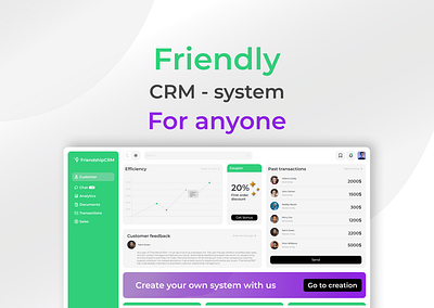 CRM - System crm design figma graphic design ui uiux ux