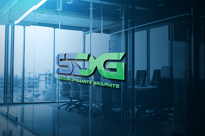 SDG (Silicon Dynamite Graphite) branding graphic design logo