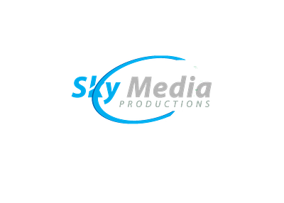 SKY MEDIA PRODUCTIONS branding graphic design logo