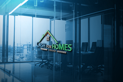CASH FOR HOMES(IDAHO) branding graphic design logo