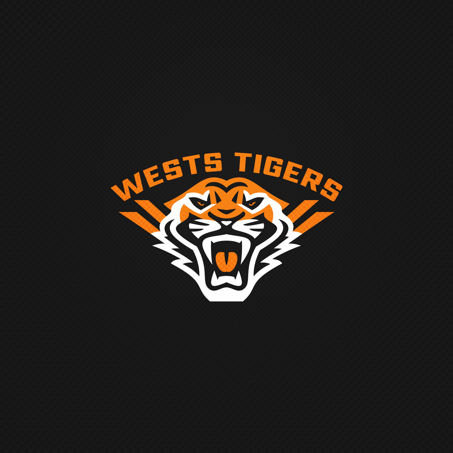Wests Tigers branding design illustration league logo nrl rugby sports super league tigers wests