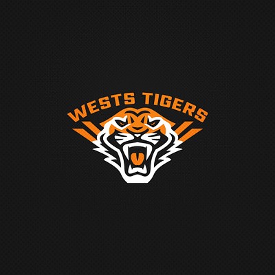 Wests Tigers branding design illustration league logo nrl rugby sports super league tigers wests