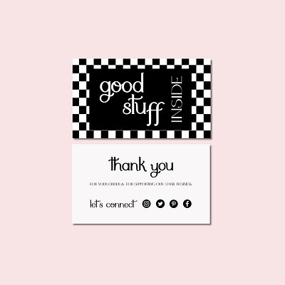 thank you card colorful graphic design illustration thank you card