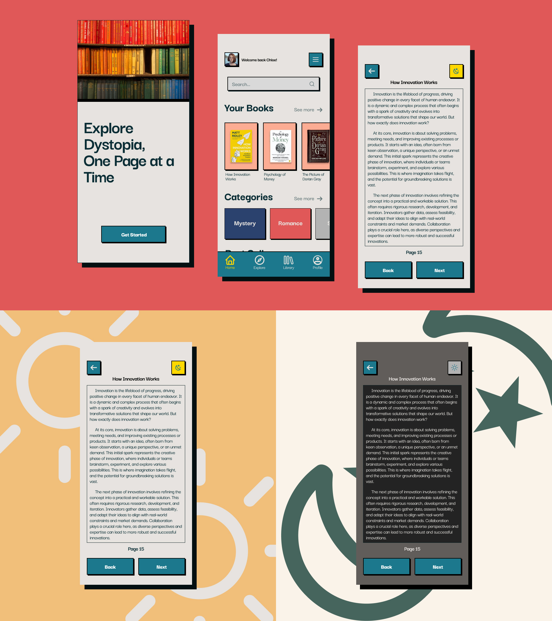 App Design: A Neubrutalism UI concept app challenge daily ui design figma mobile neubrutalism ui ui design user interface