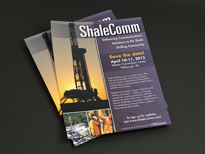 ShaleComm Event Flyer branding flyer graphic design marketing design