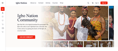 Igbo Nation igbo website ui