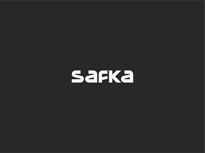 safka - clothing brand logo businesslogo clothinglogo creativelogo flatlogo foodlogo iconlogo minimalistlogo wordmarklogo