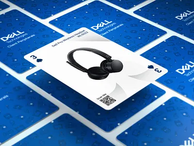 Dell Playing Card dell design graphic design playing card ui