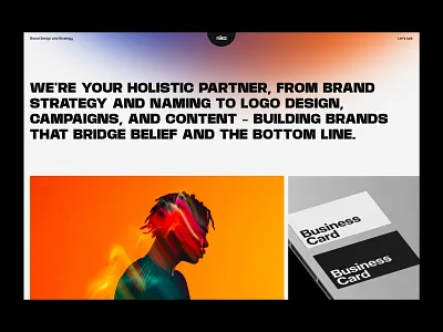 Service page 2023 branding clean creative design gradient logo minimal trendy typography ui ux web website