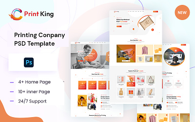 PrintKing - Printing Company and Design Service architect best psd best psd template carpentry consulting design printing company top psd